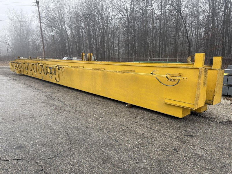 10 TON X 57’ SHAW-BOX DOUBLE GIRDER OVERHEAD BRIDGE CRANE, WITH 12.5 TON SHAW-BOX HOIST: YOBRO #24731