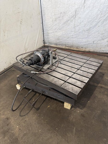40" X 50" DEVLIEG AIR LIFT ROTARY TABLE. STOCK # 0221326