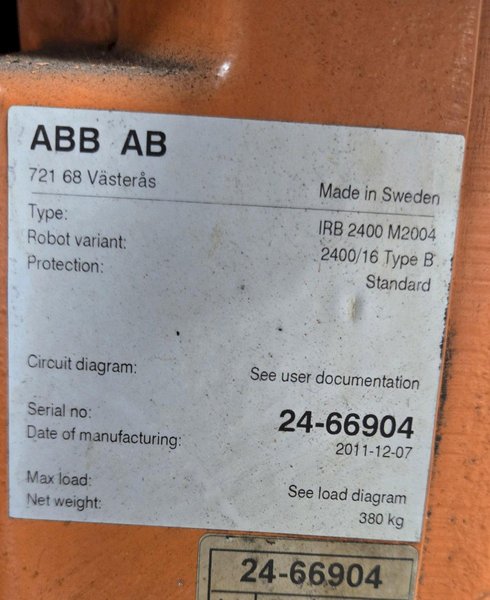 ABB IRB 2400 M2004 USED