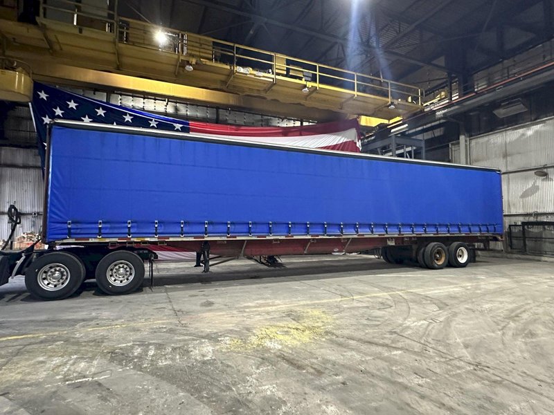 2007 X 53' UTILITY MFG  SLIDING CURTAIN-SIDE SEMI TRAILER: STOCK #19607