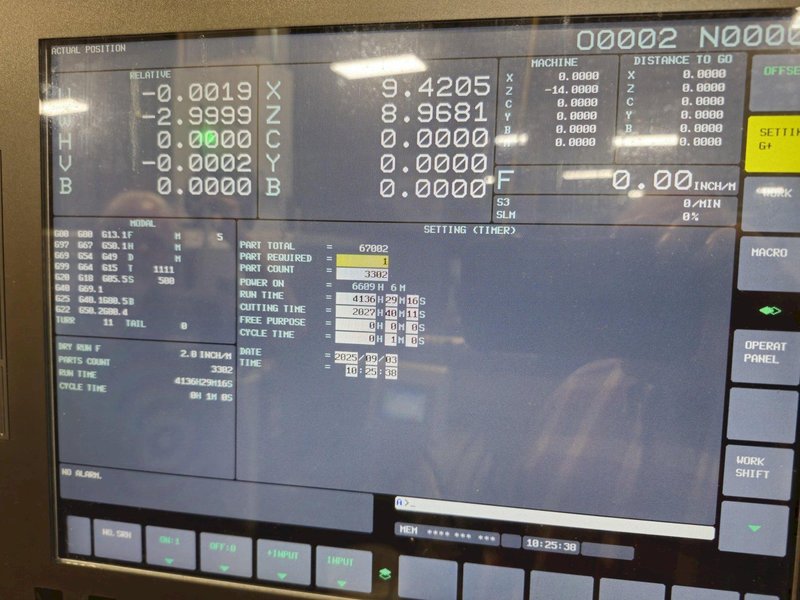 Hwacheon HI-TECH 230BL-YSMC CNC Turning Center, 3500 RPM, Live Tooling, 3-Jaw Chuck, 12 Pos. Turret, Fanuc, Imeca Bar Feeder, New 2021