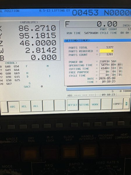 SNK Ikegai Horizontal Machining Center, 2007