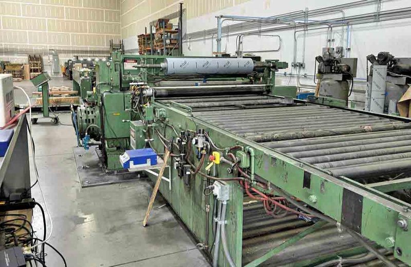 60" x 0.139" x 20,000# Rowe/Voss Cut To Length Line