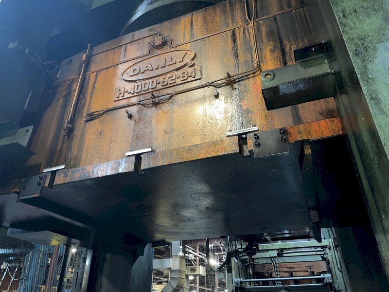 4000 TON DANLY MODEL H-4000-94-84 HYDRAULIC PRESS: STOCK #14256