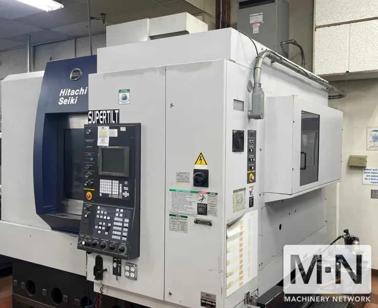 Hitachi Seiki Supertilt VT-500 CNC 5-Axis Vertical Machining Center, 2002