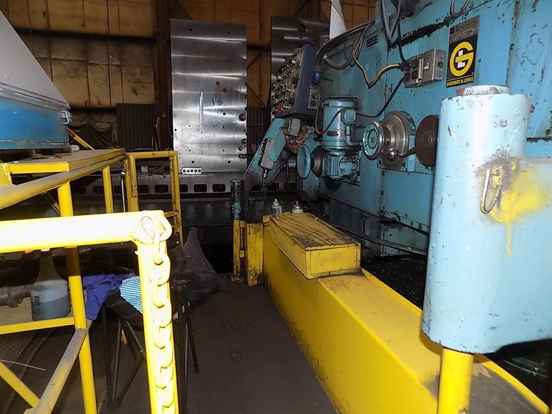 6" GIDDINGS &amp; LEWIS 70-H6-QT TABLE TYPE HORIZONTAL BORING MILL. STOCK #0547926