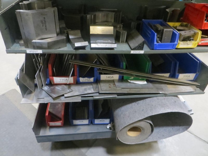 Heavy Duty Storage w (11) Adjustable Shelves w Contents of Dies and MORE!- Auction Item