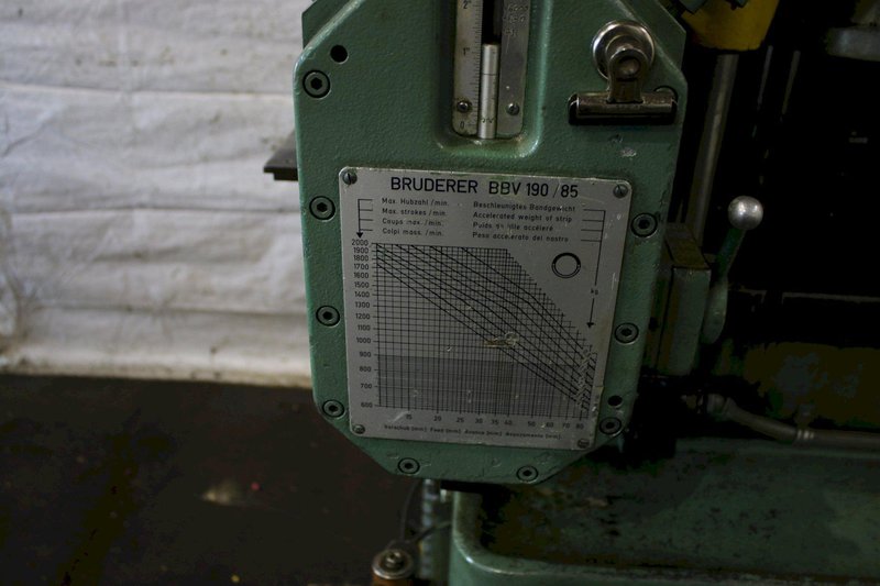 BRUDERER HIGH SPEED PRODUCTION PRESS: STOCK #76642