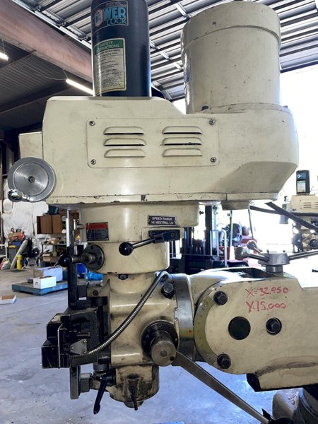 3 HP CHEVALIER MODEL #3VH PROTO-TRAK CNC CONTROLLED VERTICAL MILL: STOCK #14931