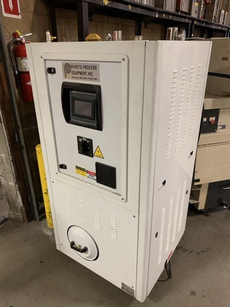 Plastic Process Equipment Auxiliary Line Package – 5 Units: TCU, Dryer, Loader (Matched OEM Set)