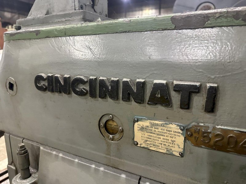 #4 CINCINNATI MODEL #410-14 HORIZONTAL MILL WITH TOOLKMAKERS VERTICAL HEAD: STOCK #20605