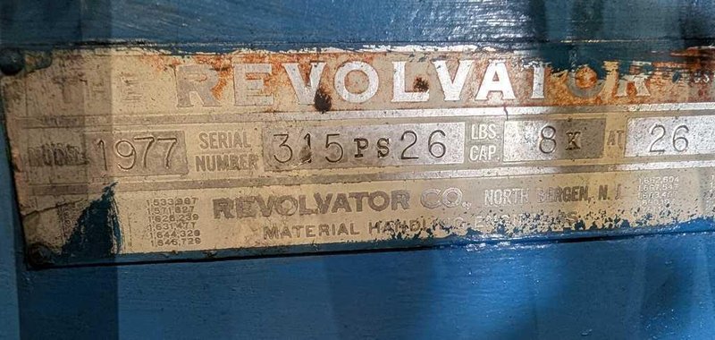 8,000# Revolvator Coil Car