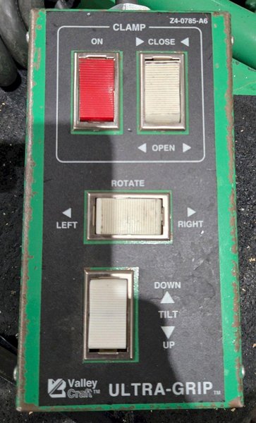 VALLEY CRAFT ULTRA GRIP 2000LB BATTERY POWERED DRUM A311765A CLAMP USED