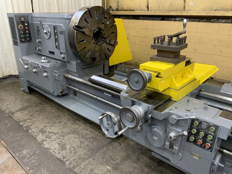 38" X 92" POREBA GAP BED ENGINE LATHE: STOCK #80622
