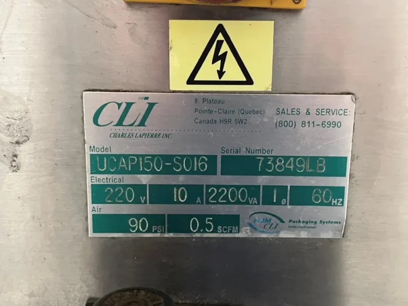 CVC INLINE CAPPER  -  UCAP150-S016