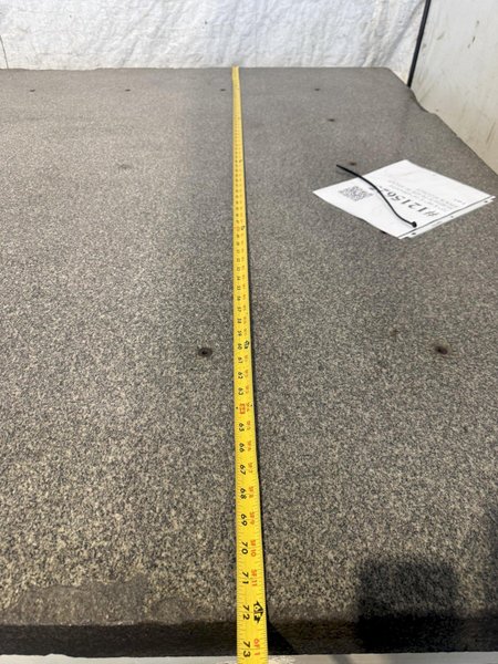 72" X 96" X 16" GRANITE SURFACE PLATE W/ STAND. STOCK #1215625