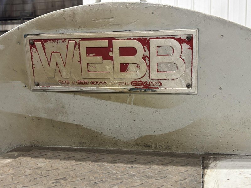 10&#039; X 1/2&quot; WEBB MODEL #9L-1210 3 ROLL INITIAL PINCH PLATE ROLL: STOCK #22525