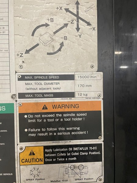 2017 DMG Mori NHX4000 Used CNC Horizontal Machining Center For Sale