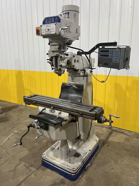 2 HP ACRA MODEL #AM-2V VERTICAL KNEE MILL: STOCK #18827