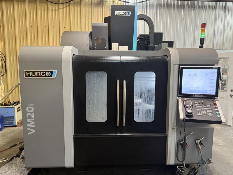 Hurco VM20i VMC CNC, 2021 – 4th Axis, Through Spindle Coolant, Chip Auger