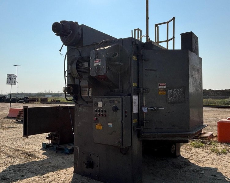 72” TABLE PANGBORN MODEL 6LK-7 ROTOBLAST SHOT BLAST MACHINE: YOBRO #24410