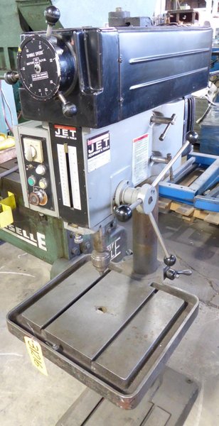 20&quot; JET Single Spindle Drill JDP-20VS3, Vari-Speed, Tapping, 3 M.T., 2 HP