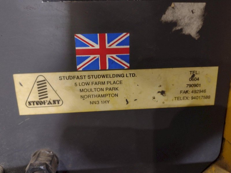 STUDFAST SYSTEM MODEL #10CD STUD WELDER WITH GUN: STOCK #23232