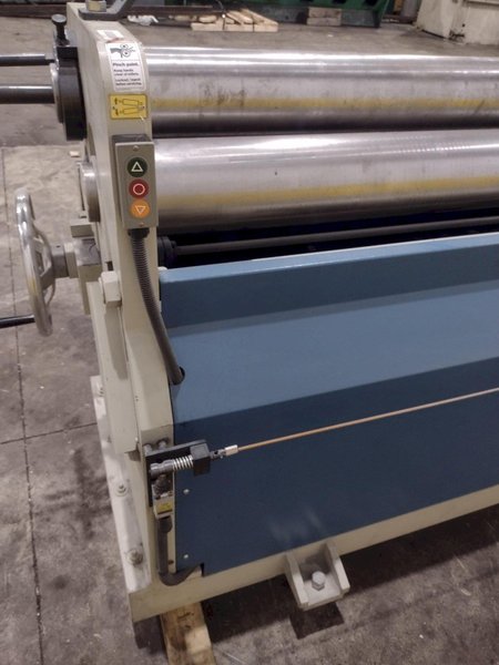 8&#039; X 9 GAUGE BAILEIGH PR-609 HYDRAULIC PLATE BENDING ROLL: YOBRO #24450