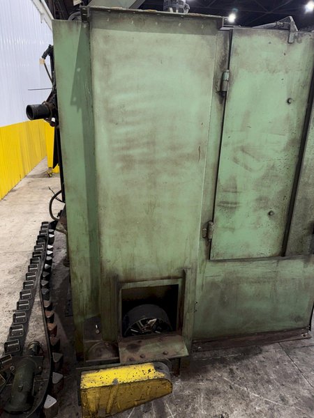 4 STATION X 20 HP -72&quot; X 40&quot; BRONCO SHOT BLAST ROTARY TABLE PART BLASTIN MACHINE: STOCK #23778