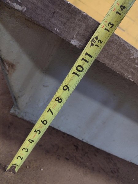 10&#039; X 6&#039; X 13&quot; STEEL LAYOUT TABLE: STOCK #23784