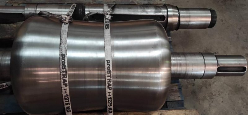 BULTMANN MODEL BWRPM 80-7 TWO ROLL STRAIGHTENING MACHINE WITH 2 72.5kw DIRVE MOTORS,
STOCK # 14494