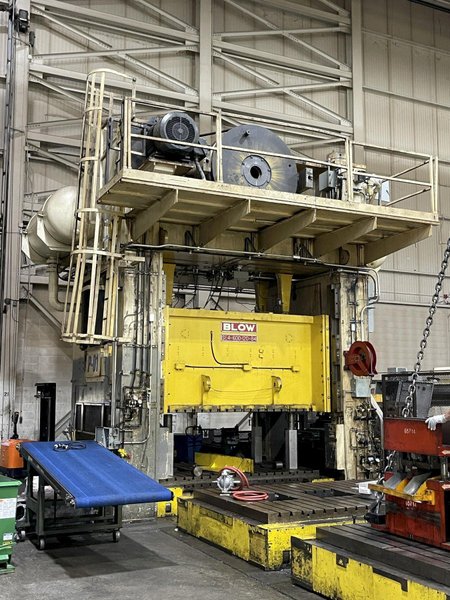 600-ton Blow Press SE4-600-120-84 Straight Side Metal Stamping Press, Year 1987, Rebuild In Process