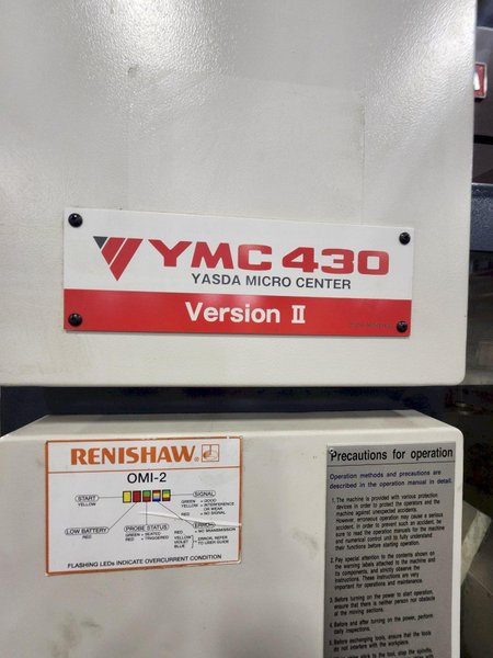 YASDA YMC 430 Ver. II 5-Axis CNC Vertical Machining Center, 40K RPM, Trunnion Table, 32 ATC, HSK-E32, Hard Milling, Fanuc 31i-B5, LOW HOURS, Year: 2017