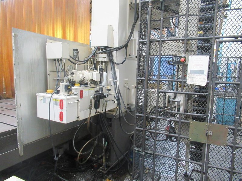 Mitsubishi M-VS25/20 Heavy-Duty CNC Bridge Mill, 1996 – Fanuc Control, 60 ATC