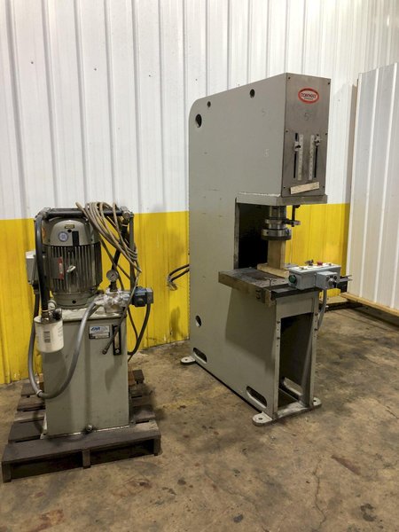 50 TON CONWAY MODEL B-50-BHD HYDRAULIC C FRAME PRESS: STOCK 17265