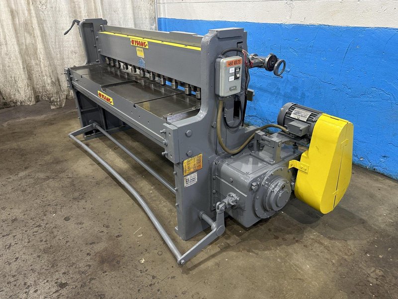 6&#039; X 14 GA WYSONG POWER SQUARING SHEAR: STOCK #76971
