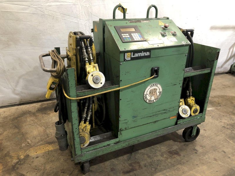 80,000 LBS LAMINA 4-CYLINDER PORTABLE HYDRAULIC DIE SETTING &amp; SEPARATING SYSTEM: STOCK #14197
