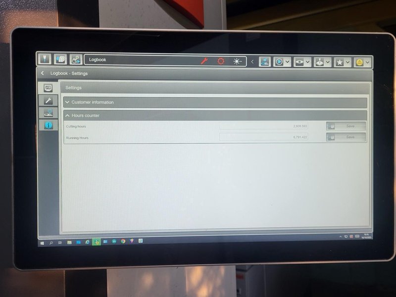 6000 Watt Bystronic BySmart 3015 Fiber CNC Laser, 2021 – Shuttle Table, 5′ x 10′, Low Hours