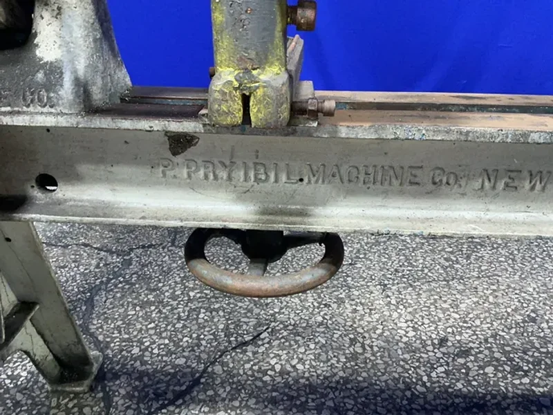P.PRYIBL MACHINE 17” X 6” POLISHING LATHE