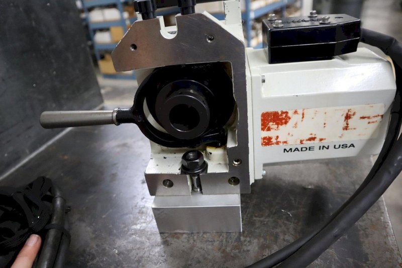 Haas HA5C Brushless Programmable Rotary Table, 5C Collet Closer, Mounted on Aluminum Fixture Block- Auction Item