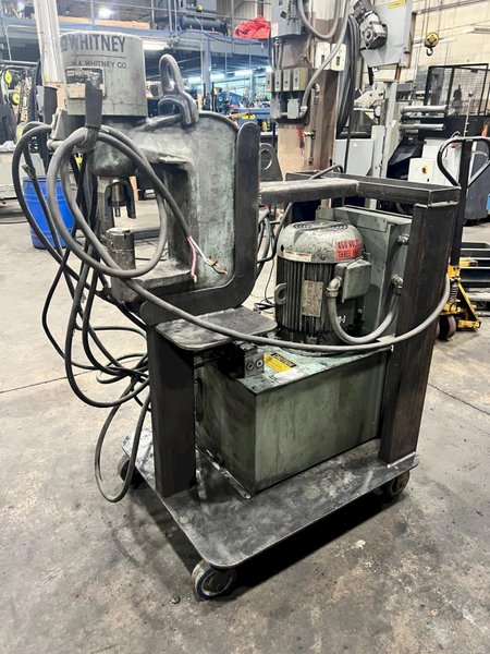 USED WHITNEY 50 TON PORTABLE HYDRAULIC WEB PUNCH MODEL 751, Stock# 11132