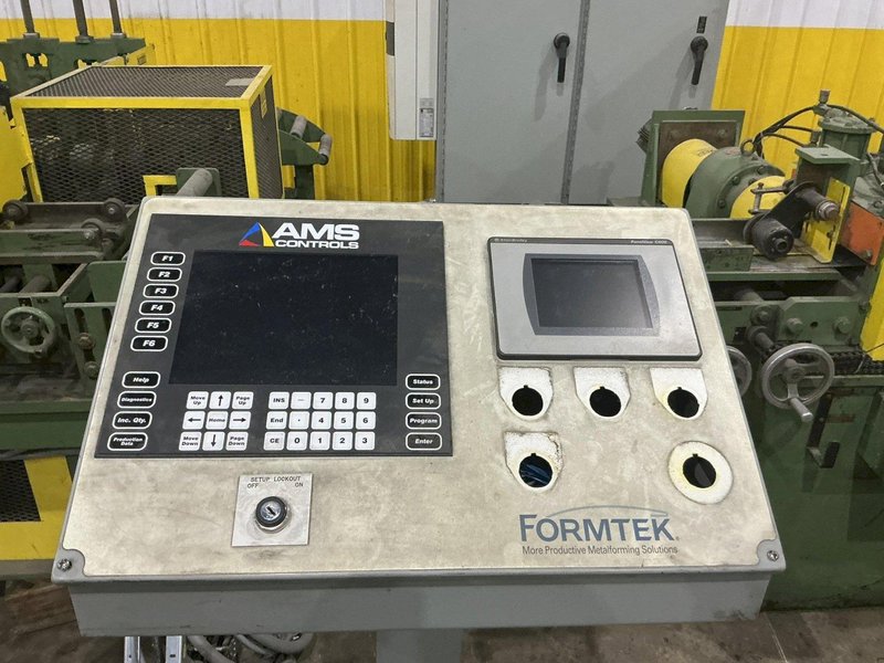 10 &amp; 12 STAND X 2" BRADBURY SIDE BY SIDE U JOINT DRIVE ROLLFORMER: YOBRO #24947