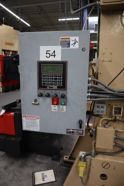 Federal Model 60 Punch Press, 60 Ton, OBI, Single Crank, Flywheel, 2" Stroke, Air Clutch