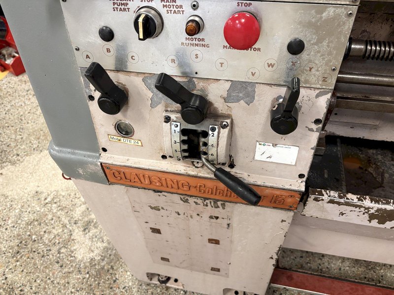 13" x 40" CLAUSING-COLCHESTER Geared Head Engine Lathe