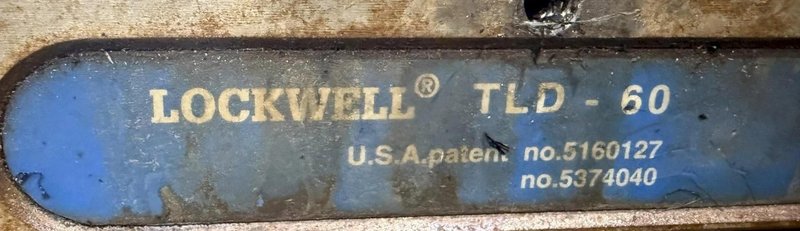 6" LOCKWELL MODEL TLD-60 DOUBLE CLAMP VISE, WITH ANTI-LIFT MECHANISM: YOBRO #25059