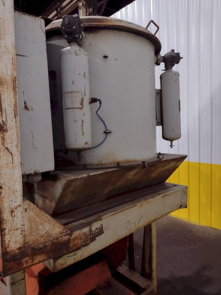 40 HP DEMARCO MAX VAC MODEL #XR40E8 INDUSTRIAL VACUUM &amp; HOPPER: STOCK #19483