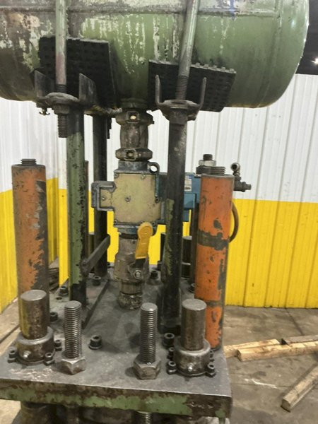 12 TON PNEUPOWR AIRAM MODEL #4P12 PNEUMATIC PRESS 3” STROKE: YOBRO #24862