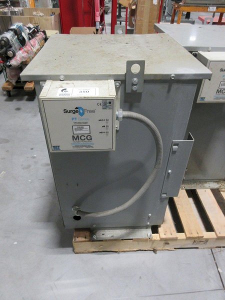 Fargo Electric 3 Phase Step Down Transformer, with MGC Surge Protection- Auction Item