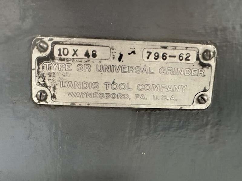 10&quot; X 48&quot; LANDIS MODEL 3R GRINDER (14513)