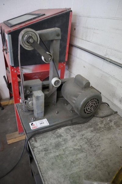 Dayton 1" Belt Sander, 1/2 HP with Work Bench - Single Phase- Auction Item